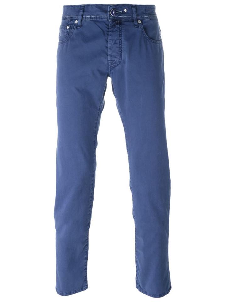 Jacob Cohen Slim-fit Jeans, Men's, Size: 31, Blue, Cotton/spandex/elastane