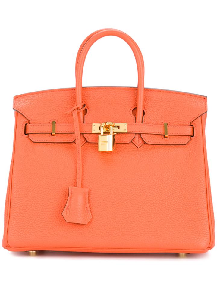 Hermès Vintage Birkin 25 Bag - Yellow & Orange