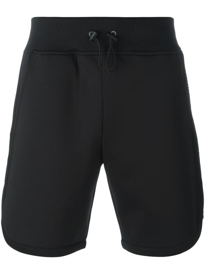 Hydrogen Elasticated Waistband Shorts, Men's, Size: Large, Black, Polyester/spandex/elastane