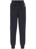 Maison Kitsuné Logo-print Sweatpants - Blue