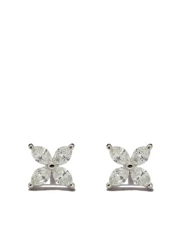 Tiffany & Co Tiffany Victoria Diamond Medium Stud Earrings - White