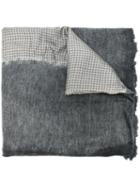 Avant Toi Panelled Scarf, Men's, Grey, Silk/cashmere