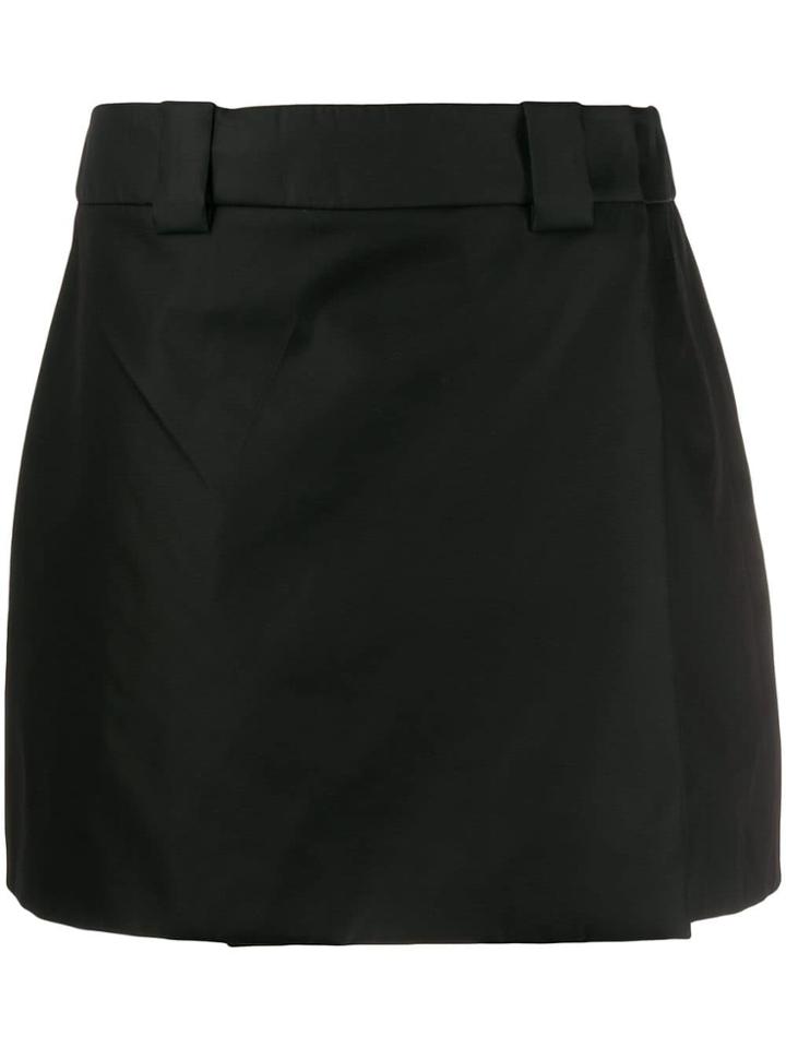 Prada Mini A-line Skirt - Black