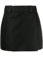 Prada Mini A-line Skirt - Black