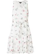 Emporio Armani Heart And Planet Print Dress - White