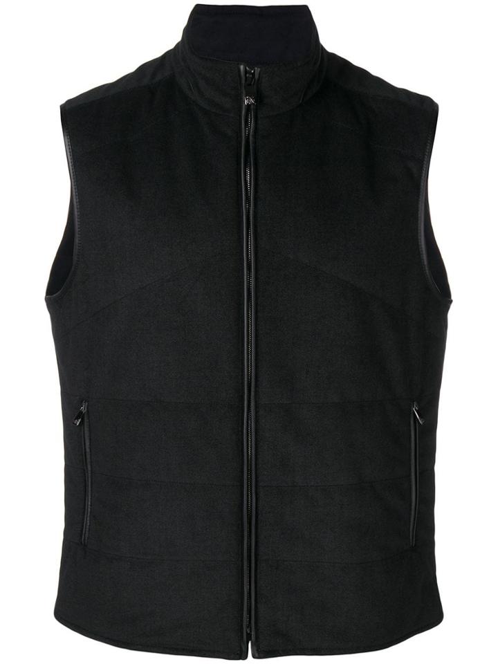 Corneliani Zipped Up Vest - Grey