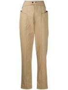 Isabel Marant High Waisted Trousers - Brown