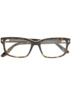 Tom Ford Eyewear Soft Square Optical Frames - Brown