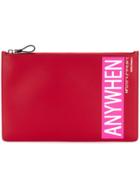 Valentino Valentino Garavani Coordinates Large Flat Pouch - Red