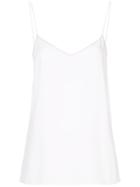 Fabiana Filippi Loose Fit Slip Vest - White