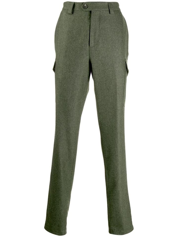 Brunello Cucinelli Felt Trousers - Green