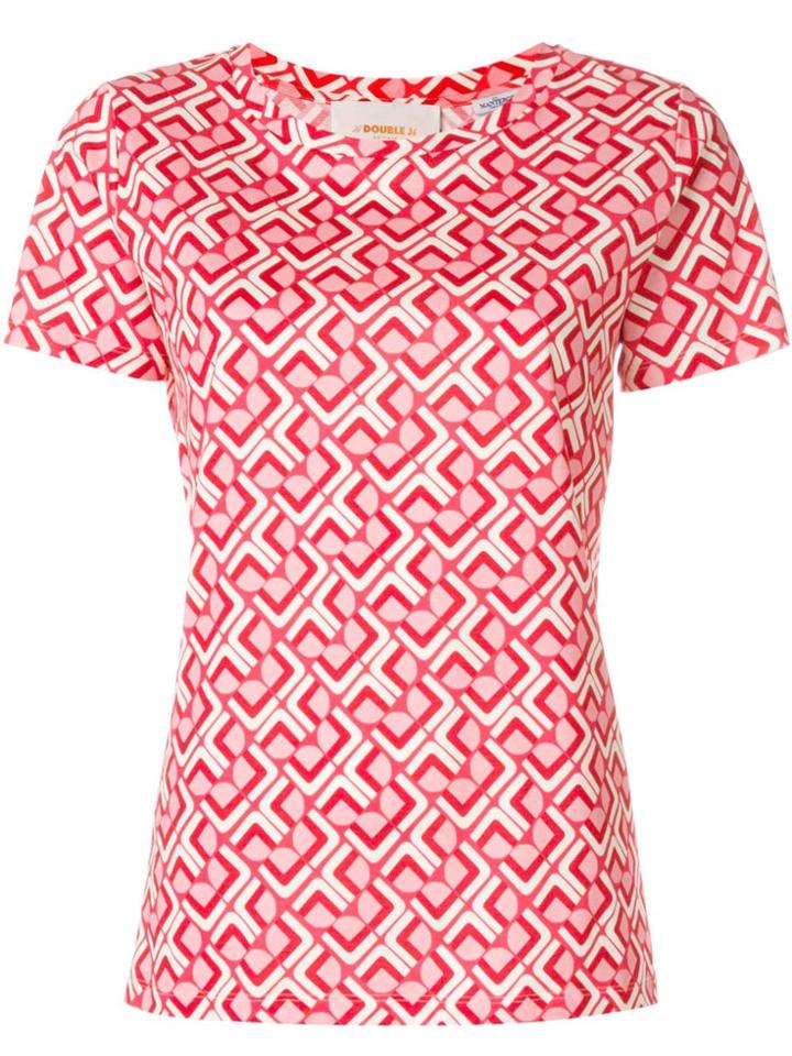 La Doublej Print Short-sleeve T-shirt - Red