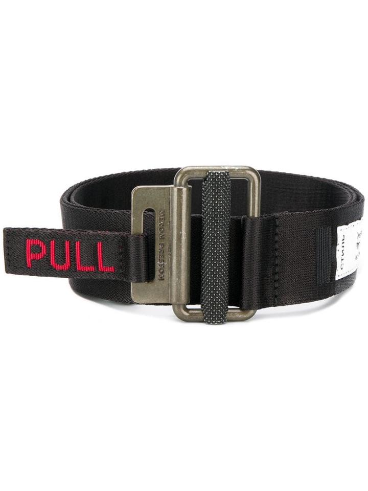 Heron Preston Pull Tab Belt - Black