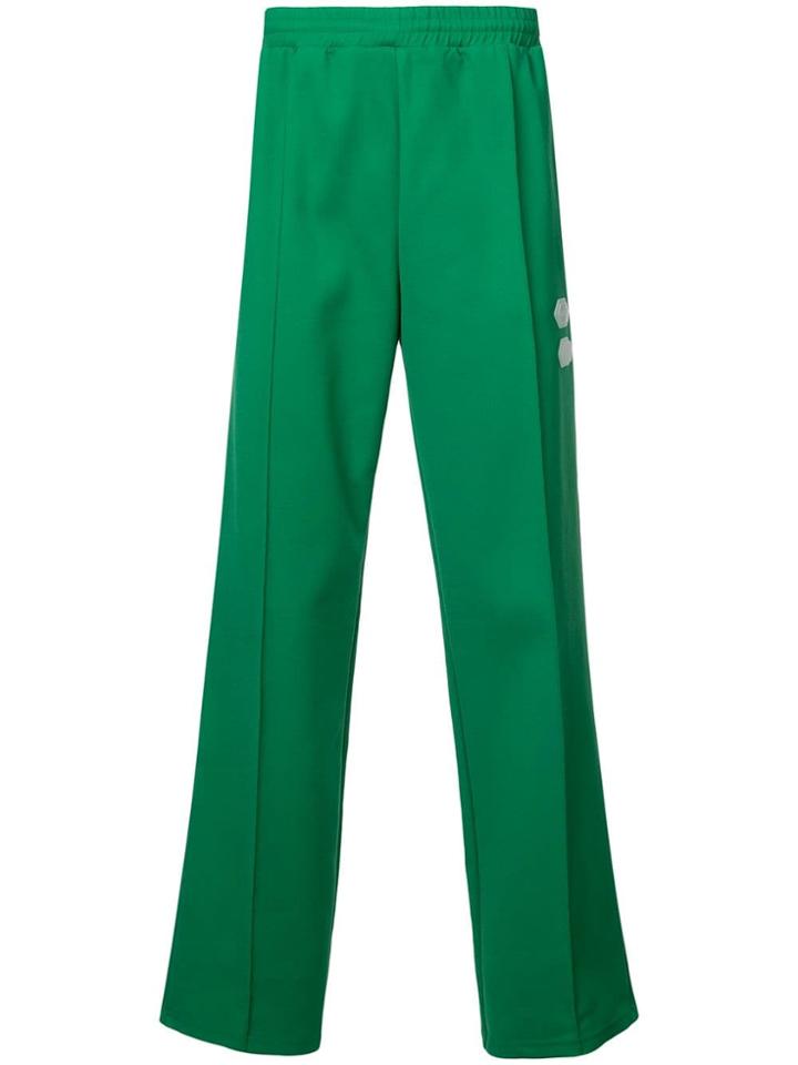 Off-white Side Panelled Track Pants - Green