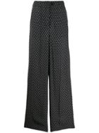 Zanini Dot-print Palazzo Pants - Green