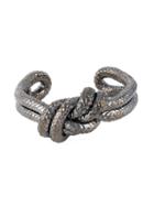 Jil Sander Knot Bracelet, Women's, Metallic, Metal Other