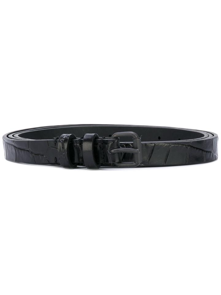 Haider Ackermann Embossed Belt - Black