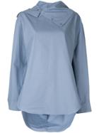 Irene Back Knot Shirt - Blue