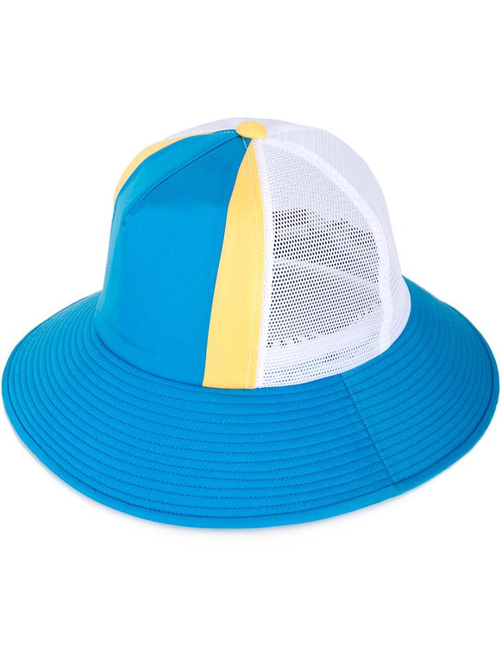 Facetasm - Panelled Bucket Hat - Men - Rexcell - One Size, White, Rexcell