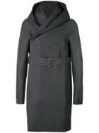 Rick Owens Hooded Trench - Grey