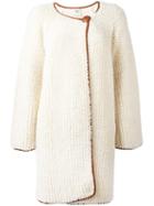Hermès Vintage Cardigan Coat, Women's, Size: 38, White