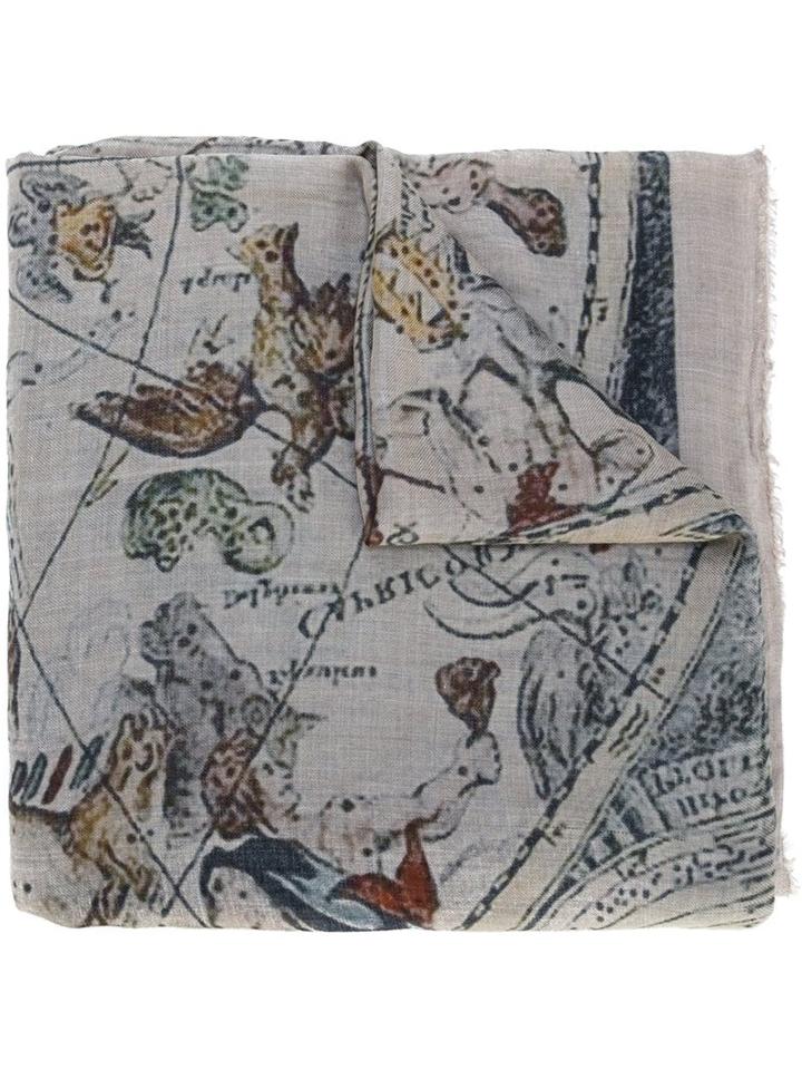 Faliero Sarti 'chal Planetario' Scarf