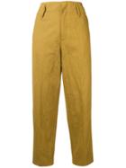 Forte Forte Cropped Trousers - Yellow & Orange