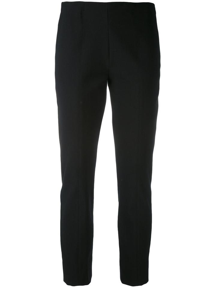 Vince - Front Seam Leggings - Women - Cotton/nylon/spandex/elastane - L, Black, Cotton/nylon/spandex/elastane