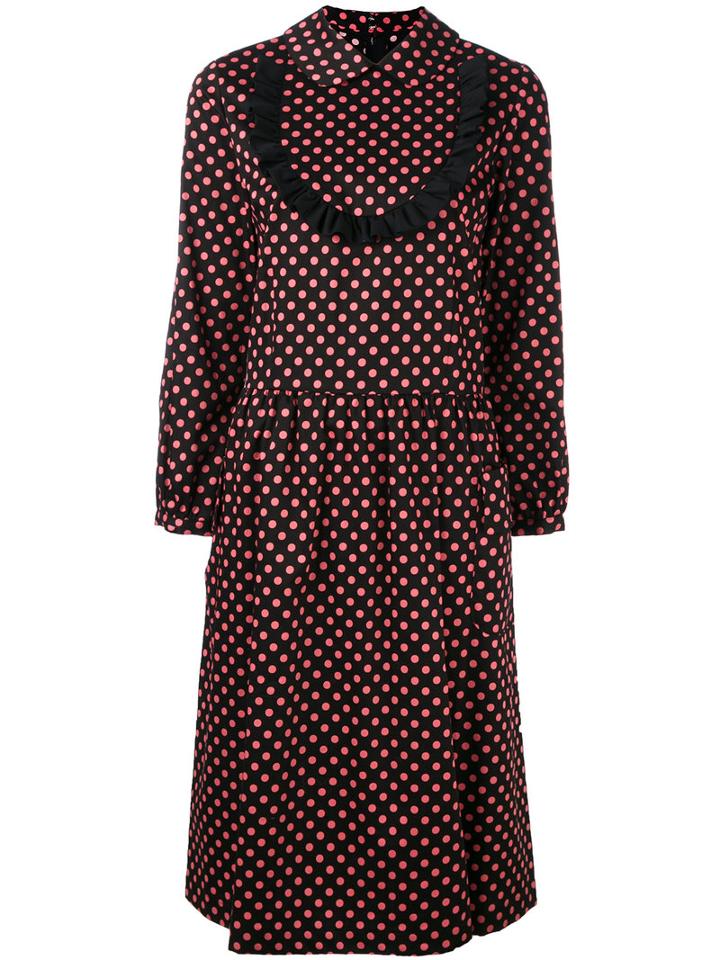Comme Des Garçons Girl - Polka Dots Shirt Dress - Women - Cotton - S, Black, Cotton