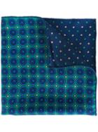 Kiton Reversible Printed Pocket Square