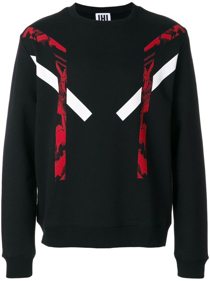 Les Hommes Urban Printed Sweatshirt - Multicolour