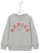 Bellerose Kids Series 95 Print Sweatshirt, Toddler Boy's, Size: 4 Yrs, Grey
