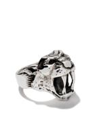 The Great Frog Sabre Tooth Ring - Silver