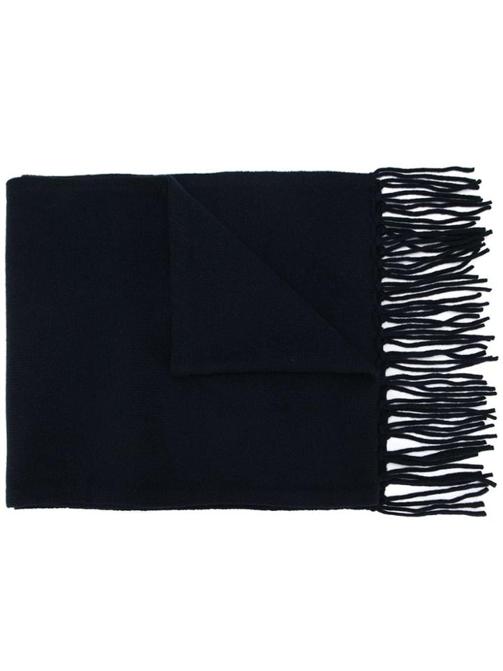 Falke Frayed Edge Scarf - Blue