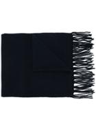 Falke Frayed Edge Scarf - Blue