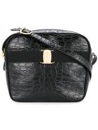 Salvatore Ferragamo Pre-owned Vara Crocodile-effect Shoulder Bag -