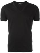 Dsquared2 Basic V-neck T-shirt, Men's, Size: Large, Black, Cotton