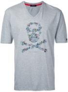 Loveless - Skull Print T-shirt - Men - Cotton - 2, Grey, Cotton
