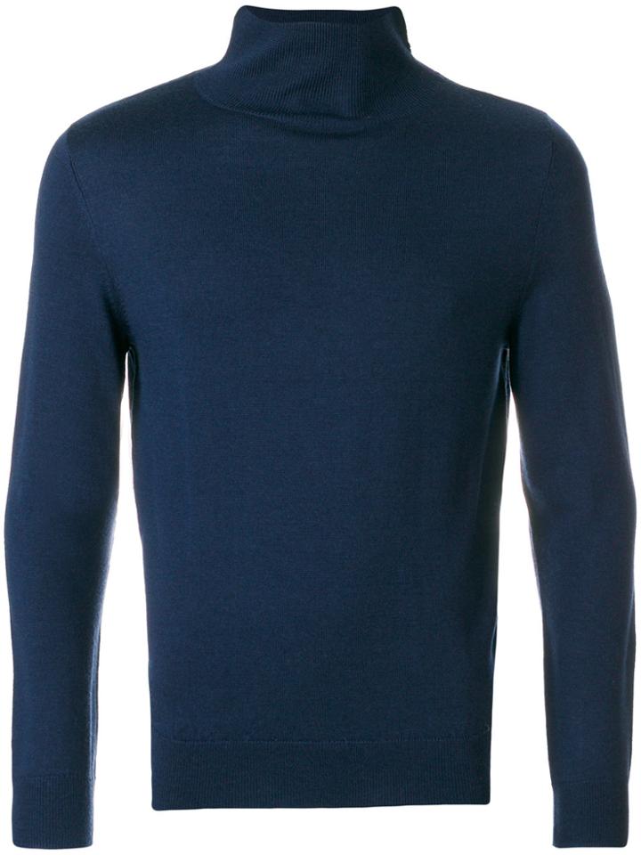 A.p.c. Turtleneck Jumper - Blue