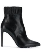 Chloe Gosselin Ruched Ankle Boots - Black