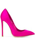Gianni Renzi Pointed Toe Pumps - Pink & Purple
