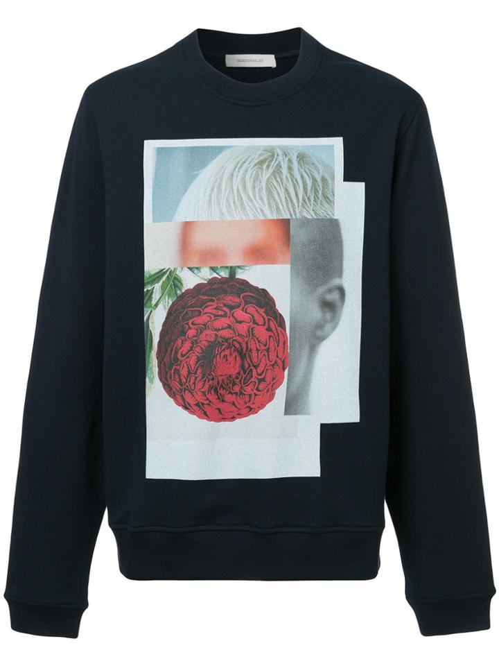 Cédric Charlier Photos Print Sweatshirt - Blue