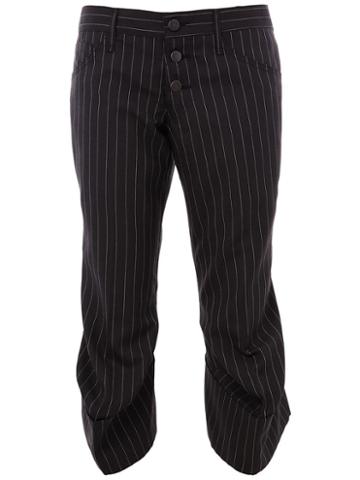 Christopher Nemeth Striped Cropped Trousers