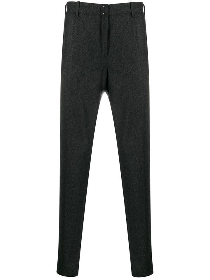 Incotex Tailored Straight-leg Trousers - Black