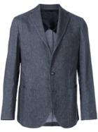 Doppiaa Denim Single-breasted Blazer - Blue