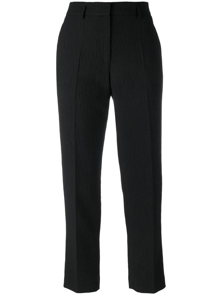 Pleated Trousers - Women - Cotton/linen/flax/polyamide/viscose - 36, Black, Cotton/linen/flax/polyamide/viscose, Christian Wijnants