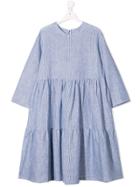 Piccola Ludo Teen Striped Dress - Blue
