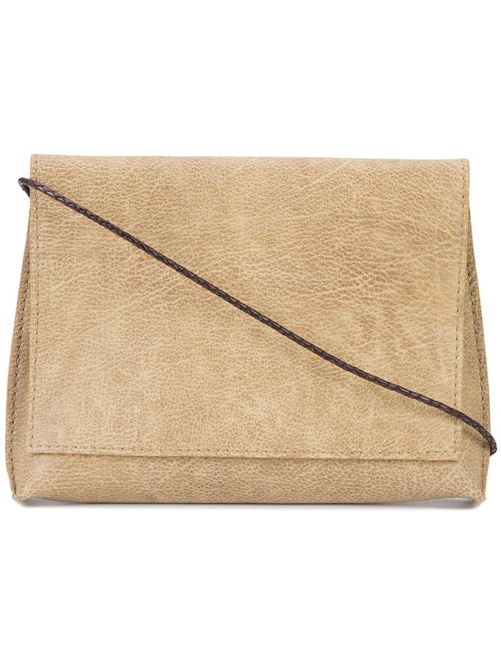 B May Textured Cross Body Bag, Women's, Brown, Goat Skin