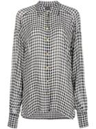 Versace Pre-owned Gingham Checked Shirt - Black