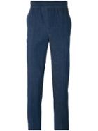 Neil Barrett - High Waist Skinny Trousers - Men - Cotton/polyester/spandex/elastane - 50, Blue, Cotton/polyester/spandex/elastane
